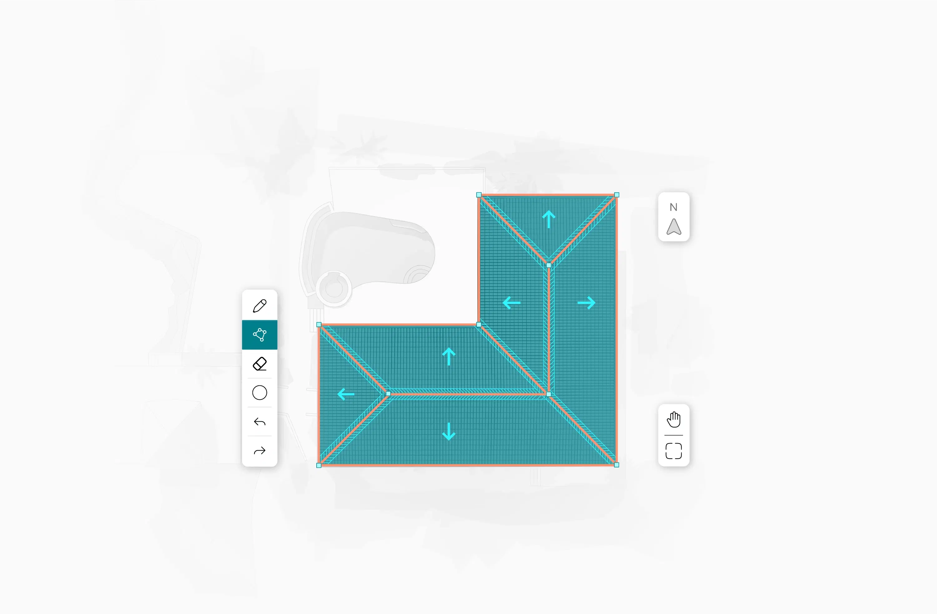 AI-Driven Roof Detection feature of SolarGenix